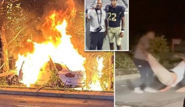 Army football player Larry Pickett Jr. saves driver from burning car in Upstate New York crash