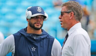 As Dak Prescott climbs Cowboys’ all-time ranks, predecessor Troy Aikman has lofty praise