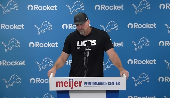 Detroit Lions HC Dan Campbell talks first-down success, stresses execution vs. Browns’ elite defense