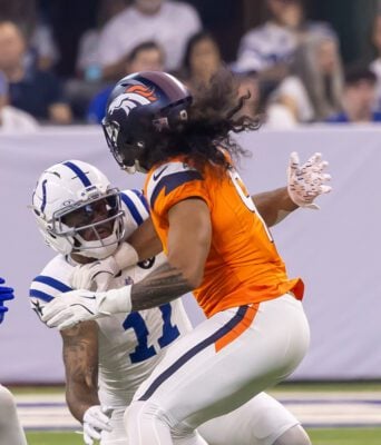 Denver Broncos at Indianapolis Colts NFL Football Game, Week 2 of 2025-26 Season.