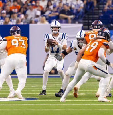 Denver Broncos at Indianapolis Colts NFL Football Game, Week 2 of 2025-26 Season.