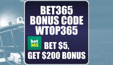 Bet365 Bonus Code WTOP365: Get $200 Bonus for MLB, CFB, NFL Week 4