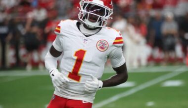 Chiefs WR Xavier Worthy set to return from shoulder injury vs. Ravens Sunday