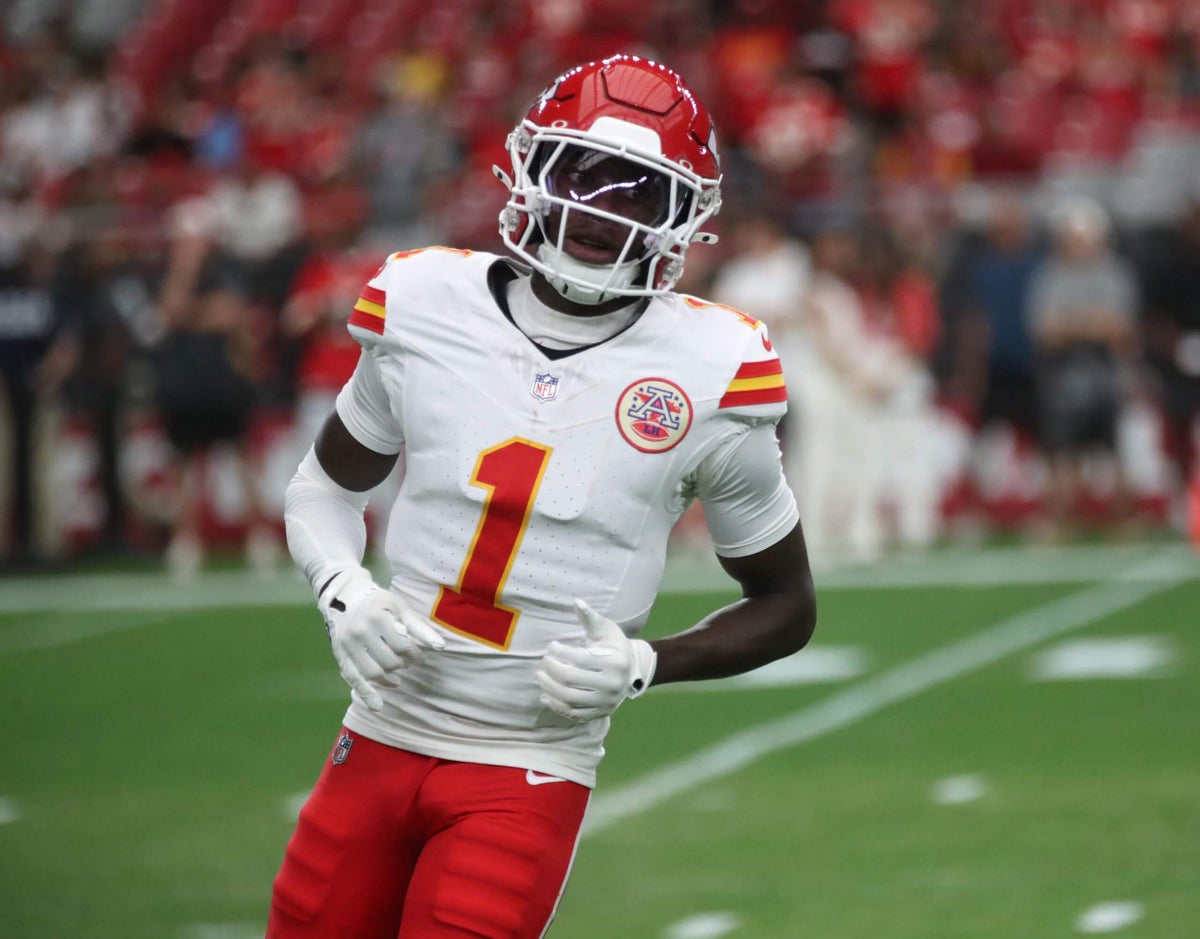 Chiefs WR Xavier Worthy set to return from shoulder injury vs. Ravens Sunday
