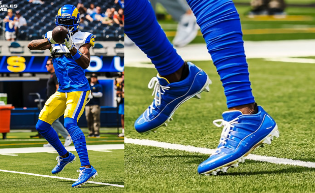 Davante Adams Makes Rams Debut in Air Jordan 11 Low PE Cleats