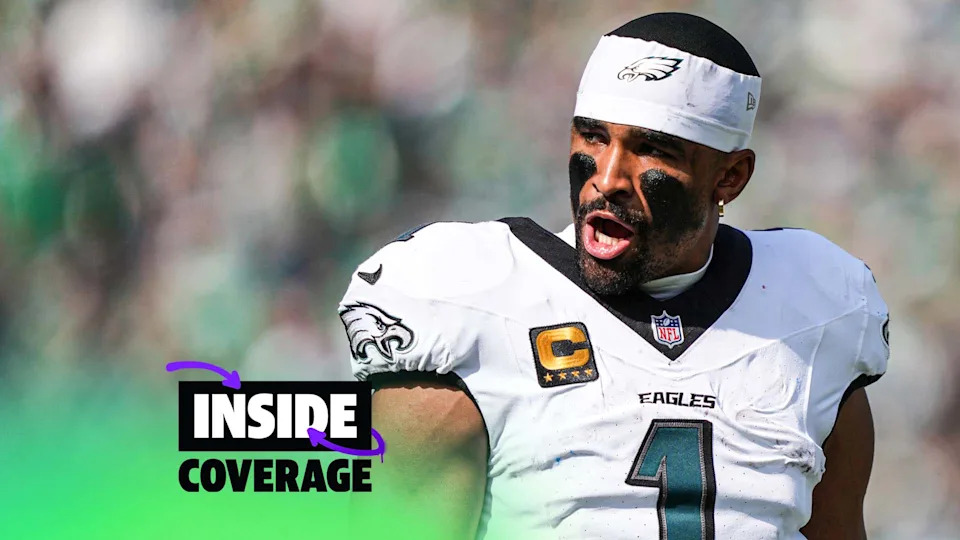 Can Jalen Hurts and the Philadelphia Eagles maintain their undefeated record against Tampa Bay's defense? (Photo by Kyle Ross/Icon Sportswire via Getty Images)