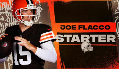 Joe Flacco named starting quarterback for beginning of 2025 season