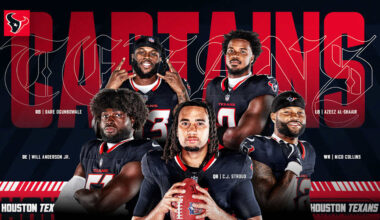 Texans announce captains for 2025 season