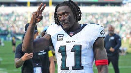 Eagles' offense under pressure? A.J. Brown pushes for more passing as opponents clamp down on Saquon Barkley