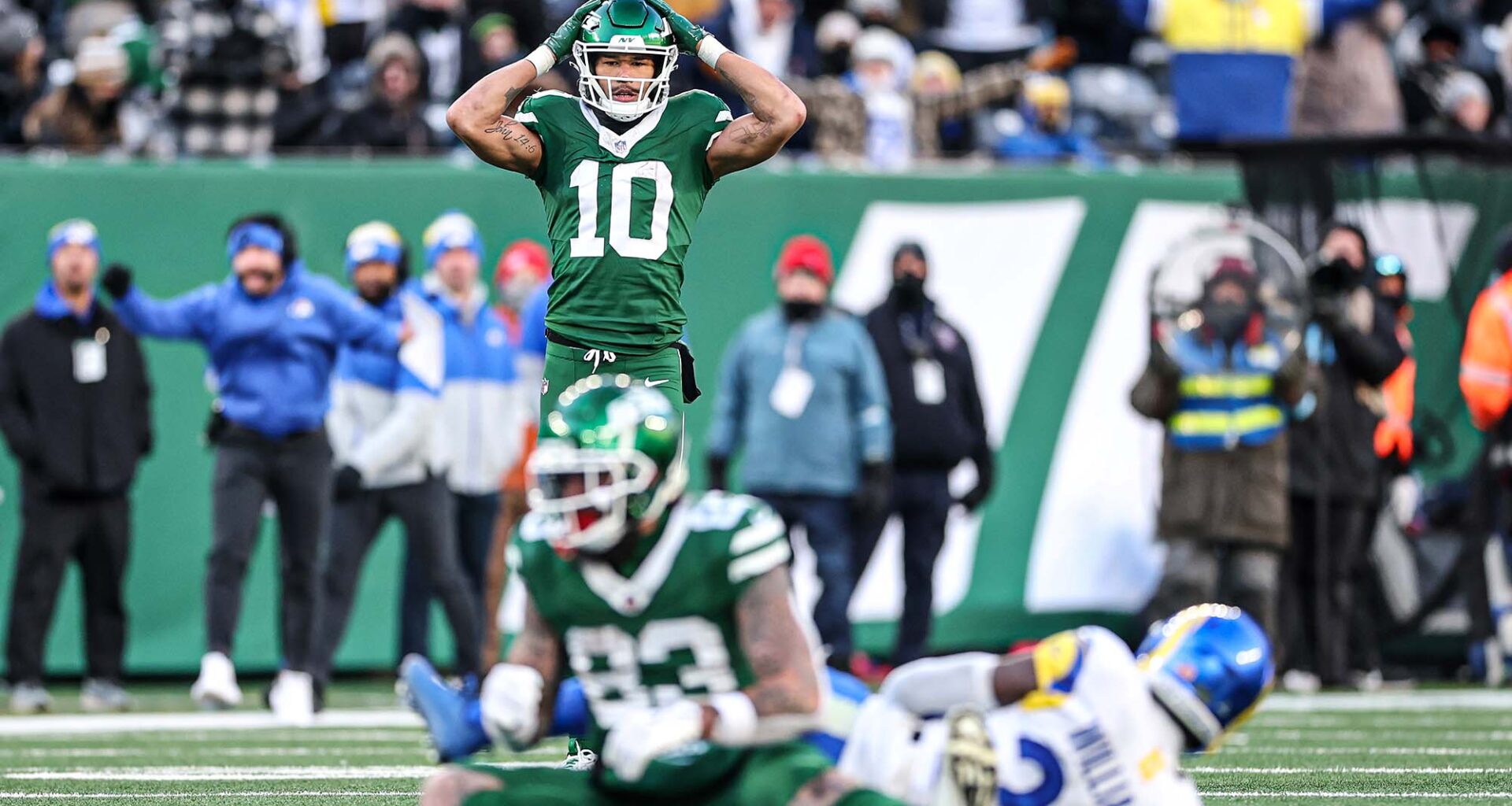 Allen Lazard 'disappointed' he was left out of NY Jets' opener