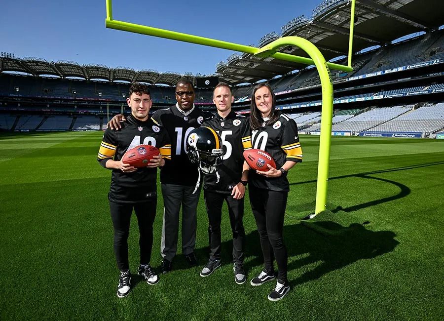STEELERS TAKE-OVER: The Steelers take-over in Dublin has begun
