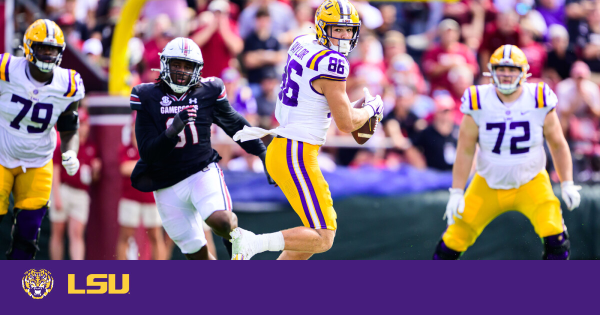 Tight End Taylor Selected in 2025 NFL Draft Second Round – LSU