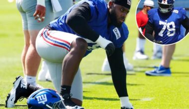 Giants give Andrew Thomas injury update with Week 2 status uncertain