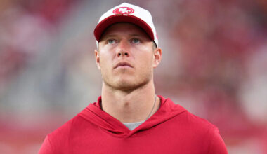 Niners RB Christian McCaffrey, who missed 13 games last season, limited with calf injury 