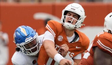 2026 NFL Draft No. 1 pick betting odds: Where does Arch Manning rank after four-touchdown game in Week 2?