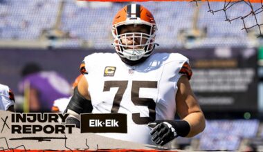 Joel Bitonio questionable for Week 3 vs. the Packers