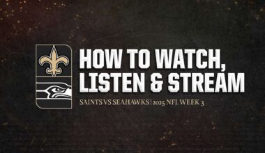 Seahawks vs. Saints: How to Watch, Listen, and Stream Games 9/21/2025 - New Orleans Saints | NewOrleansSaints.com