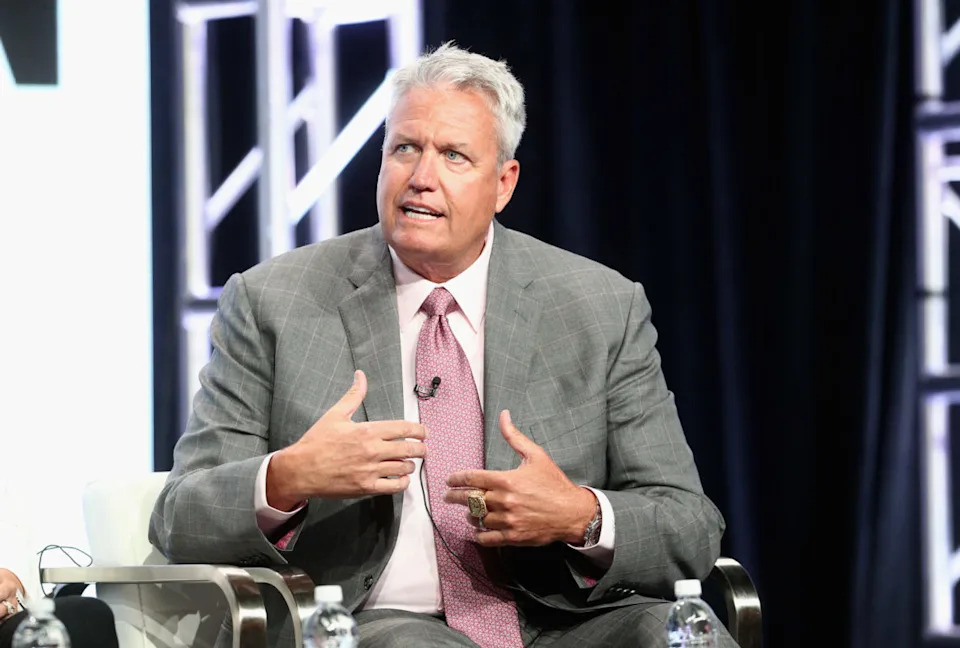 BEVERLY HILLS, CA - JULY 26: Former NFL coach & ESPN analyst Rex Ryan of 'ESPN's Sunday's NFL Countdown' speaks onstage during the ESPN portion of the 2017 Summer Television Critics Association Press Tour at The Beverly Hilton Hotel on July 26, 2017 in Beverly Hills, California. (Photo by Frederick M. Brown/Getty Images)Frederick M&period; Brown&sol;Getty Images