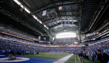 Lucas Oil Stadium roof open for Colts vs Broncos Indianapolis weather
