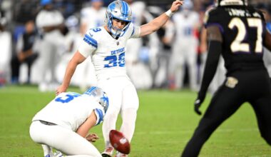 Lions kicker almost breaks NFL record on 67-yard field goal try: Here's how close Jake Bates came to making it
