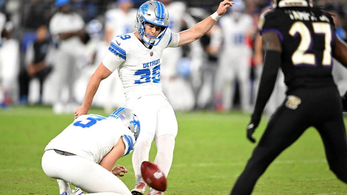 Lions kicker almost breaks NFL record on 67-yard field goal try: Here's how close Jake Bates came to making it
