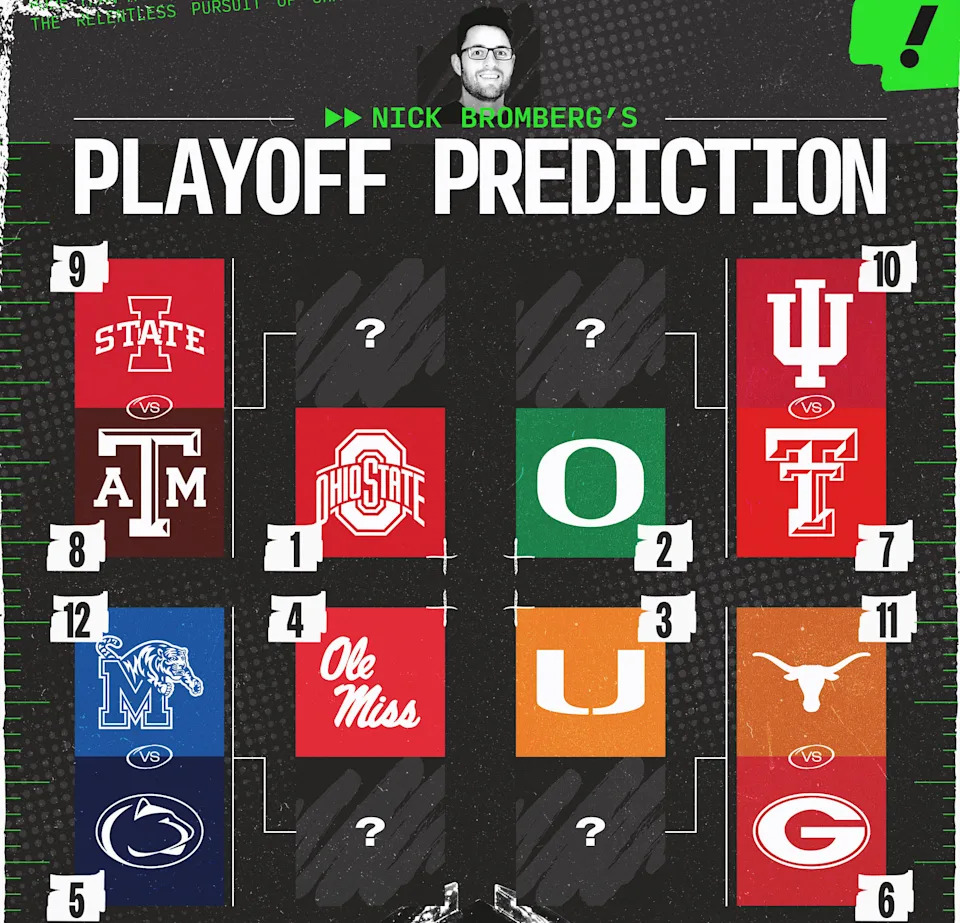 Here's what the College Football Playoff picture looks like after Week 5. (Johnathan Castro/Yahoo Sports)
