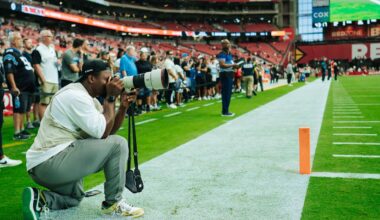 Jonathan Stewart back on the sideline in a brand new role