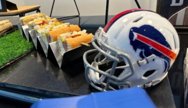 Delaware North unveiled some of its new menu items ahead of the 2025 Buffalo Bills season at Highmark Stadium.