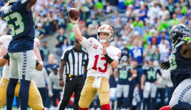 NFL Week 2 injury report: Key injuries for bettors to know include Brock Purdy and Brock Bowers