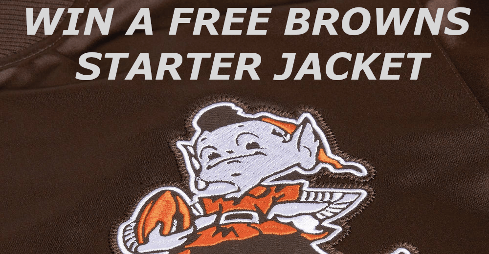 Cleveland fans, enter to win a FREE Browns STARTER Jacket from HOMAGE