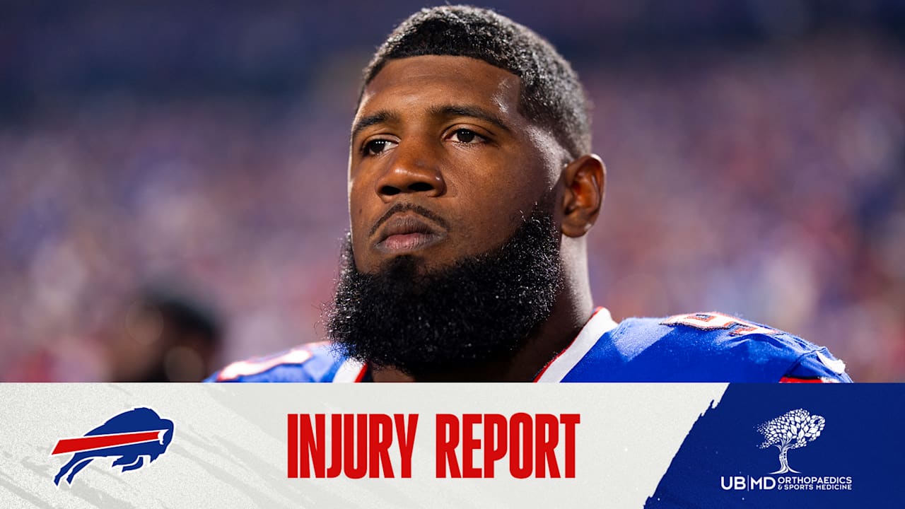Buffalo Bills injury report vs. Jets