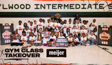 Browns host 1st Gym Class Takeover, presented by Meijer, of the 2025 fall semester
