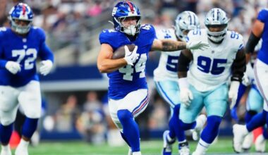 Fantasy Football Week 2: Get Cam Skattebo, Tory Horton, Troy Franklin, Elic Ayomanor on your Waiver Wire radar