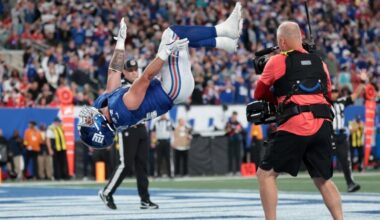 Backflips, bruising runs and big-play ability: Why Giants RB Cam Skattebo could be steal of 2025 NFL Draft