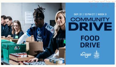 Titans Week 3 Community Drive to Benefit Second Harvest Food Bank of Middle Tennessee