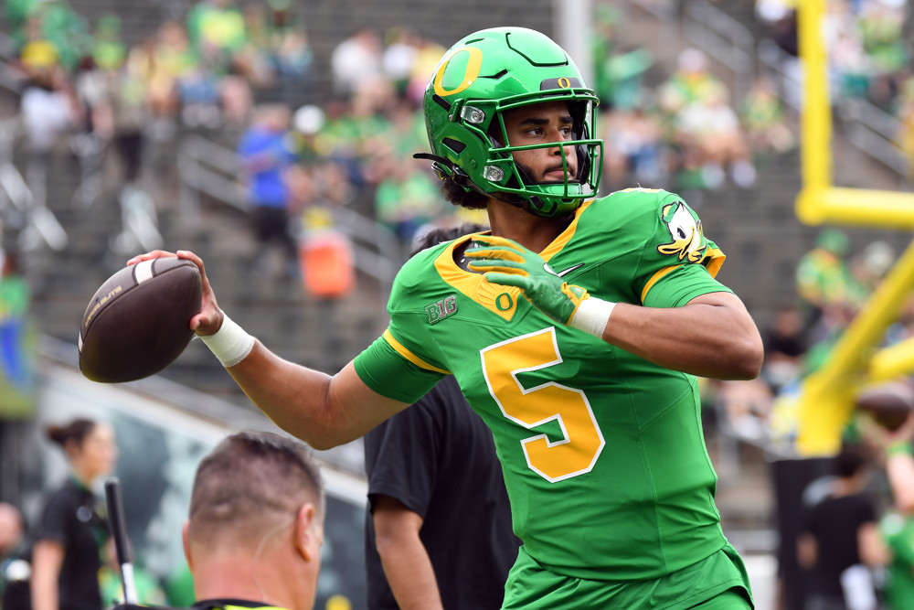 Dynasty Super Flex Big Board Dante Moore QB Oregon