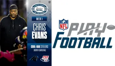 Carolina Panthers honor Chris Evans as Play Football Youth Coach of the Week