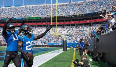 Communication, film study, improved tackling led to huge day for Panthers' defense