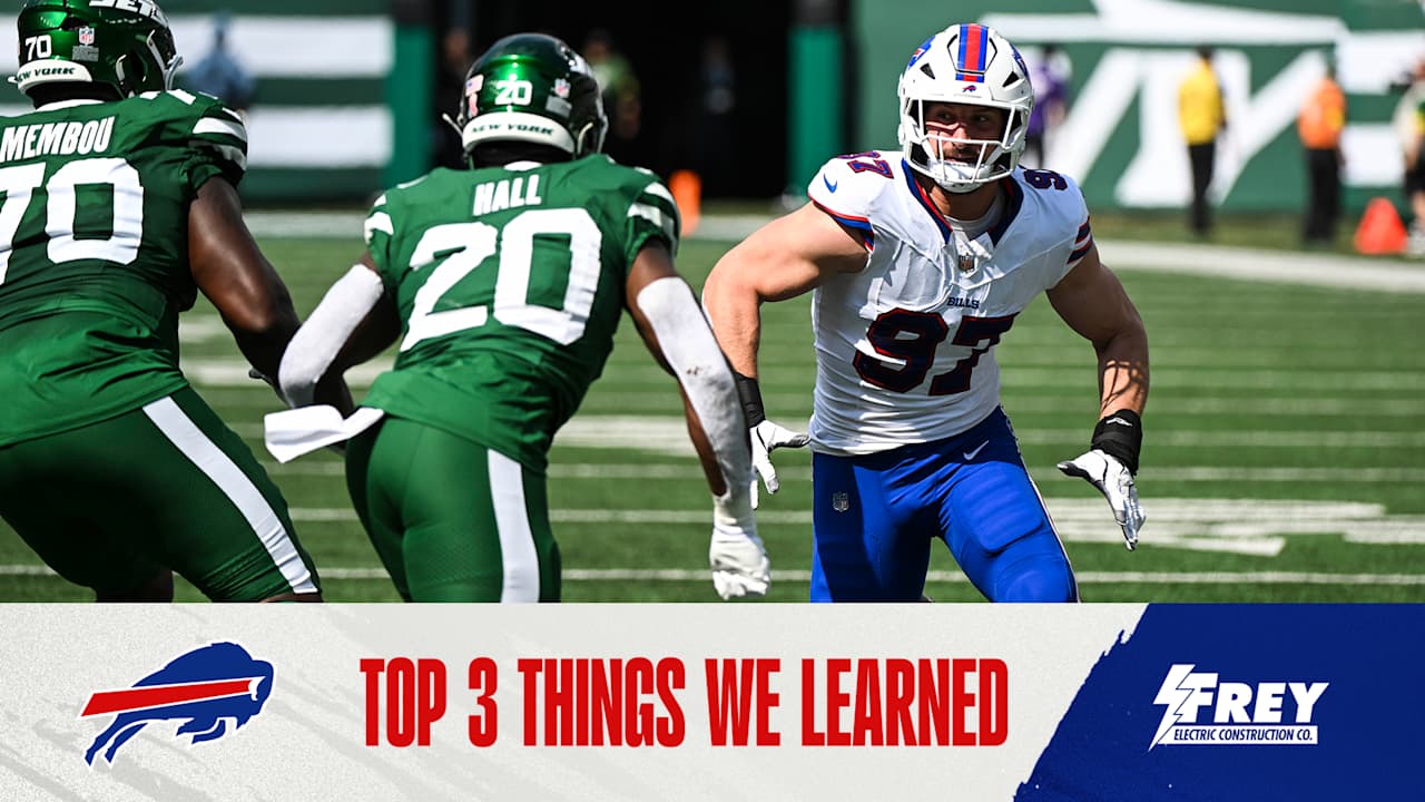 Top 3 things we learned from Bills at Jets