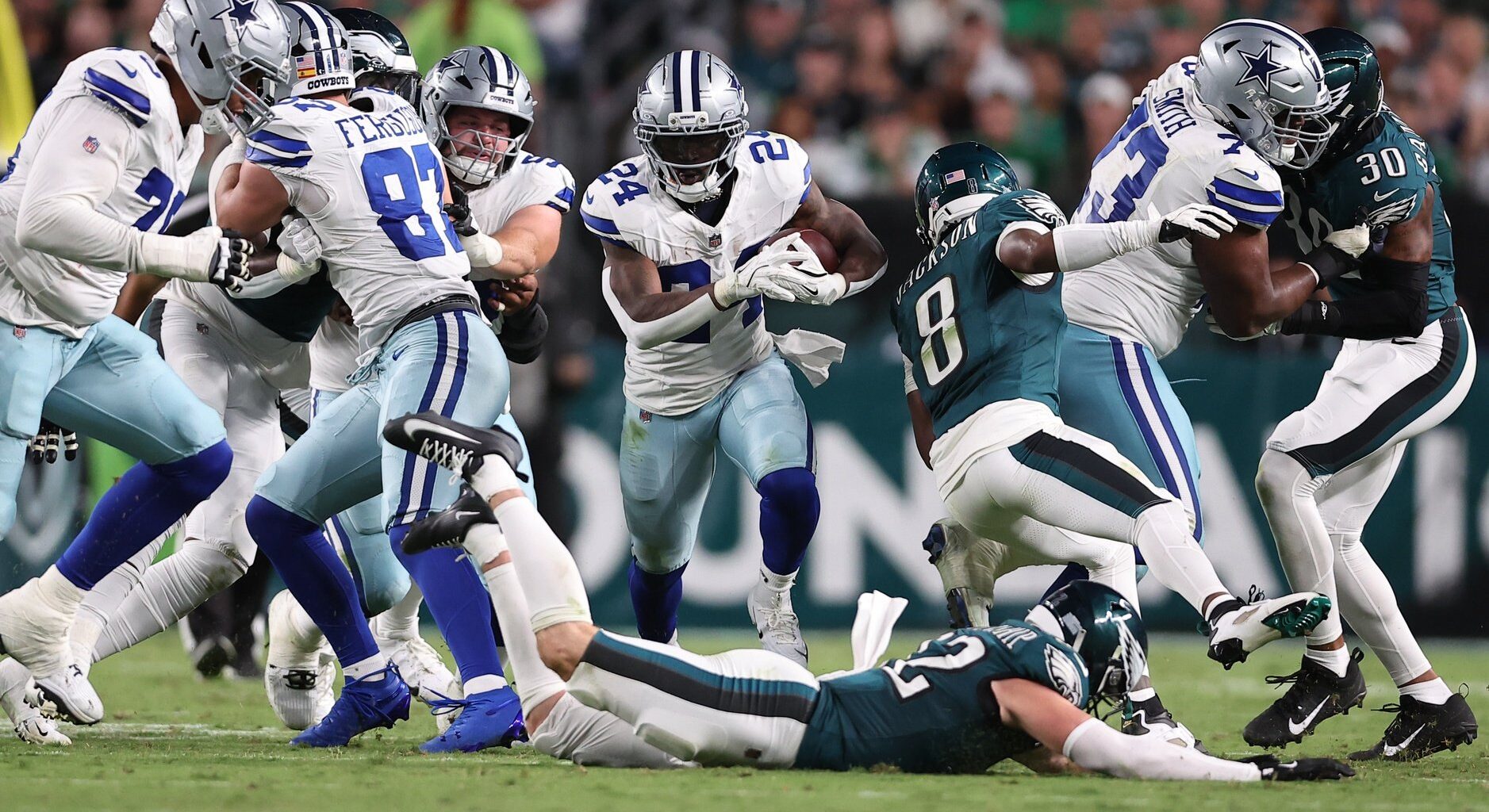 cowboys trade miles sanders