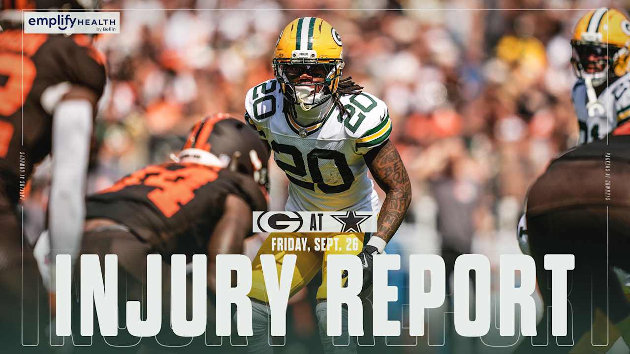 Packers list S Javon Bullard questionable, rule out two vs. Cowboys