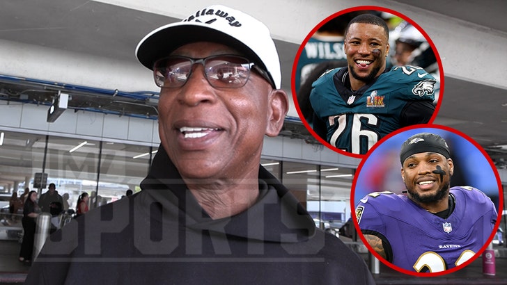 091825_eric_dickerson_rams_eagles_saquon_kal