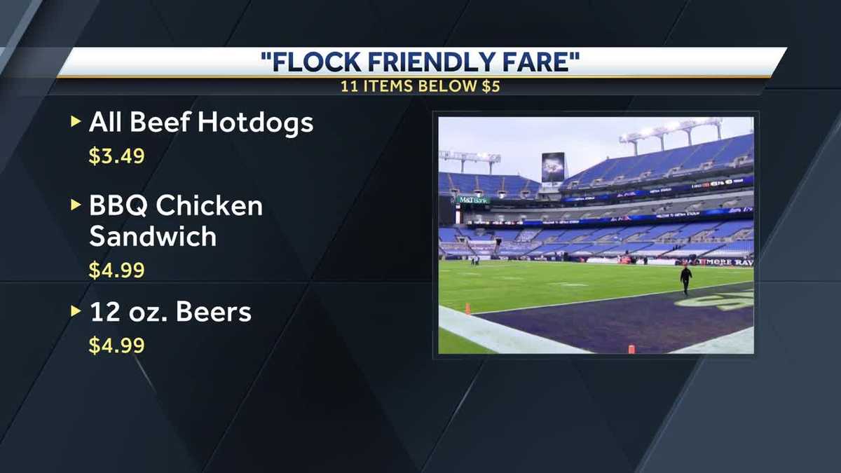 Ravens unveil new items for Flock Friendly Fare