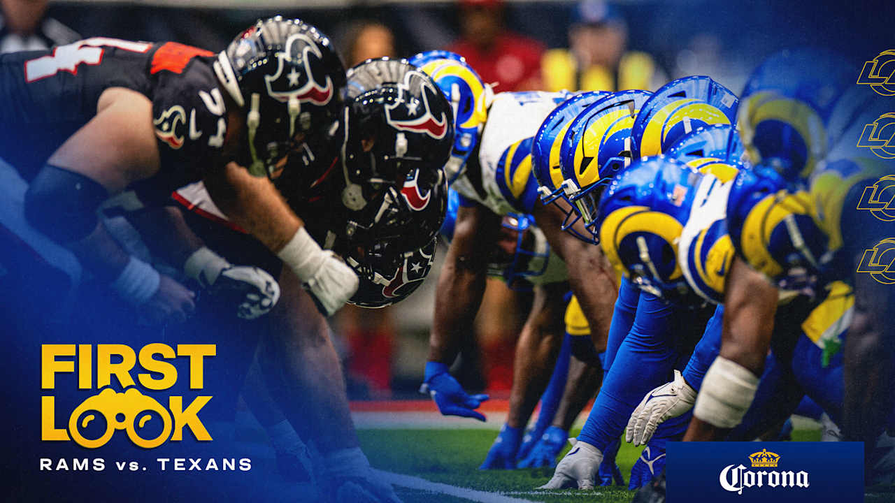 Rams kick off 2025 regular season hosting Texans in Week 1