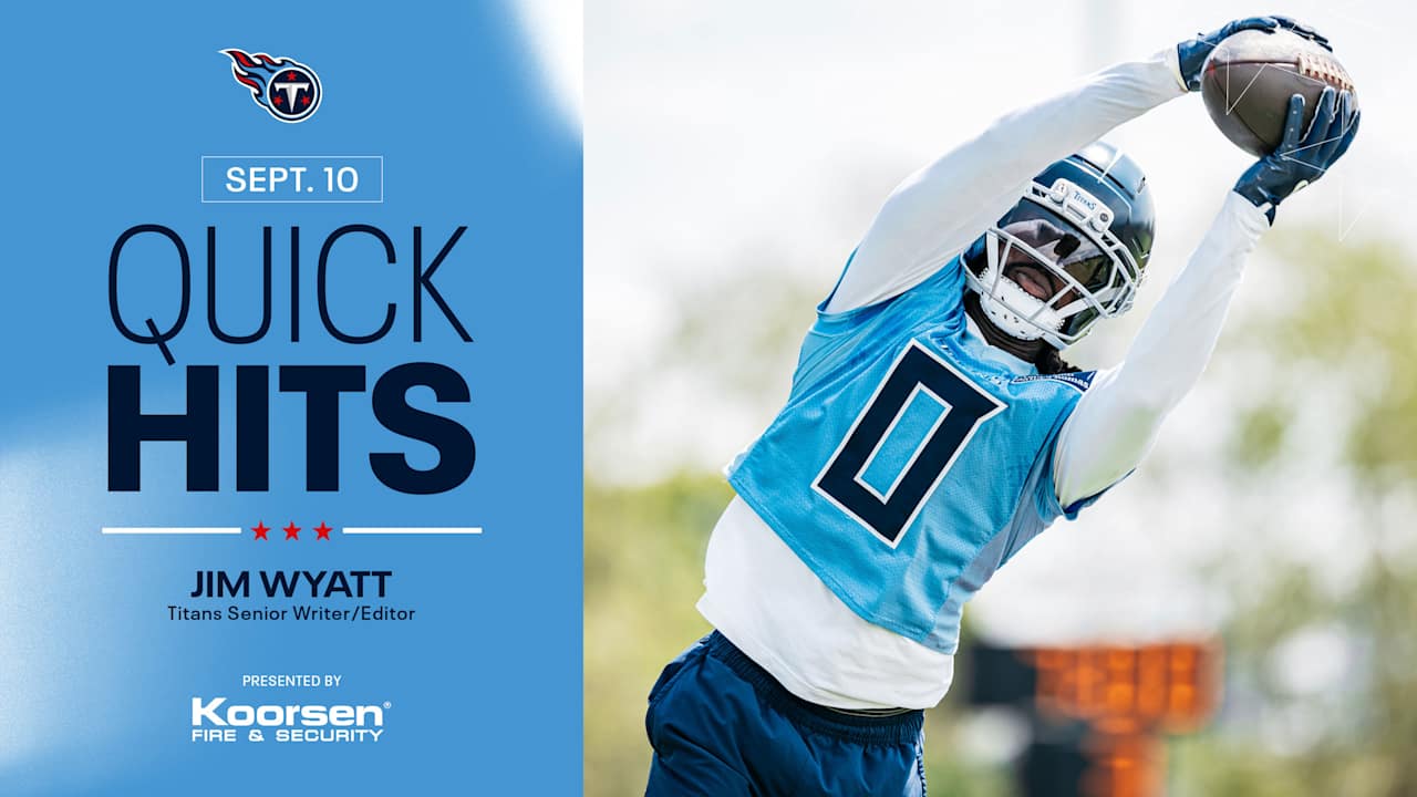 Quick Hits on the Titans After Wednesday's Practice