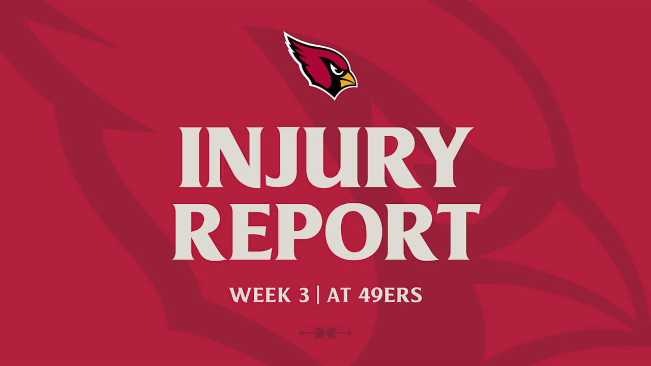 Injury Report: Week 3 vs 49ers