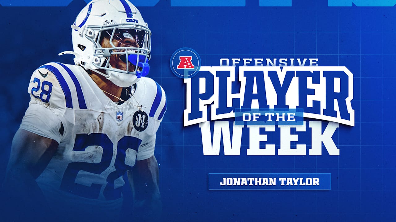 Colts RB Jonathan Taylor named AFC Offensive Player of the Week for Week 2