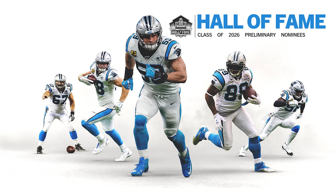 Group of 13 former Panthers among 128 preliminary nominees for Pro Football Hall of Fame Class of 2026