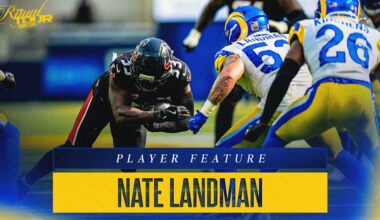 Inside linebacker Nate Landman says game-changing forced fumble vs. Texans 'meant a lot,' was 'great moment for us, for the Rams'