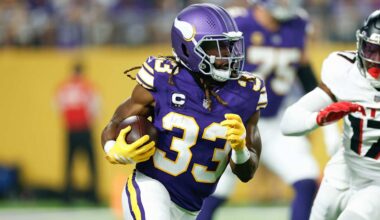 Vikings RB Aaron Jones (hamstring) to be placed on injured reserve